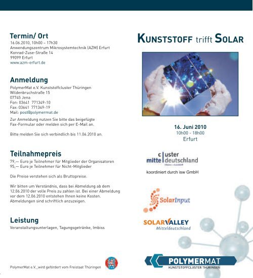 Kunststoff trifft Solar ausse...