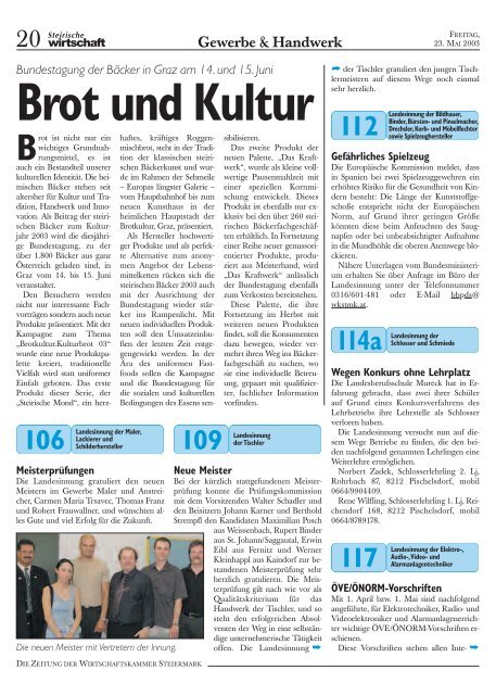 Gewerbe Handwerk Wirtschaftskammer Steiermark