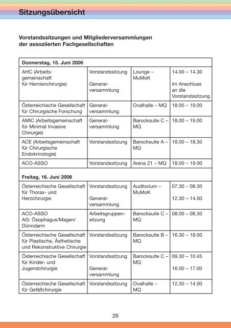 47. Österreichischer Chirurgenkongress - 54. Österreichischer ...