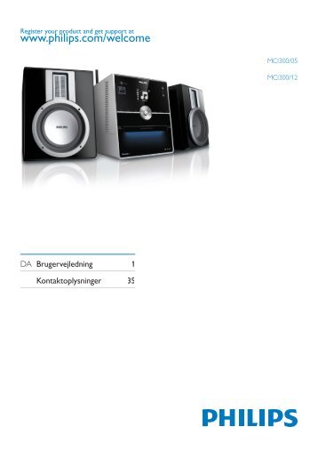 Philips Streamium MicrochaÃ®ne hi-fi sans fil - Mode dâemploi - DAN