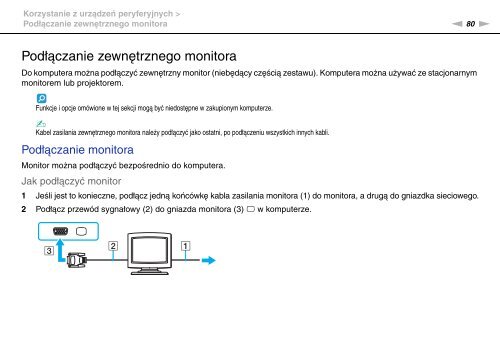 Sony VGN-CS31MR - VGN-CS31MR Istruzioni per l'uso Polacco