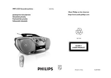 Philips Lecteur de CD - Mode dâemploi - HUN