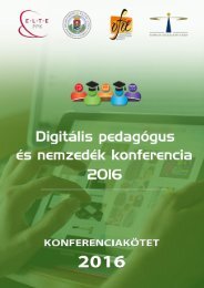 DIGITÁLIS PEDAGÓGUS ÉS NEMZEDÉK KONFERENCIA 2016_konferenciakötet_ISBN