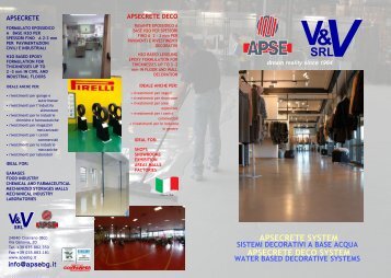 2015 BROCHURE APSECRETE & APSECRETE DECO SYSTEMS light ITA - ENG