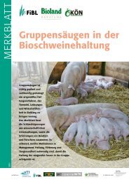 Merkblatt Gruppensäugen in der Bioschweinehaltung - vTI