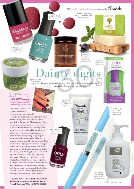 Wealden Times | WT179 |  January 2017 | Health & Beauty supplement inside