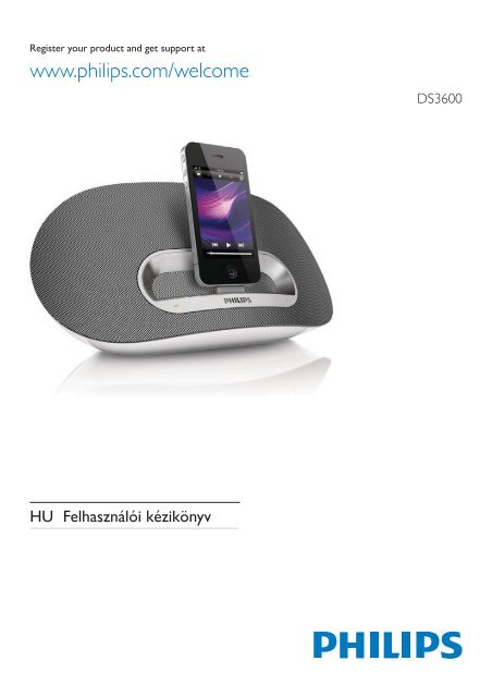 Philips Station d'accueil avec Bluetooth&reg; - Mode d&rsquo;emploi - HUN