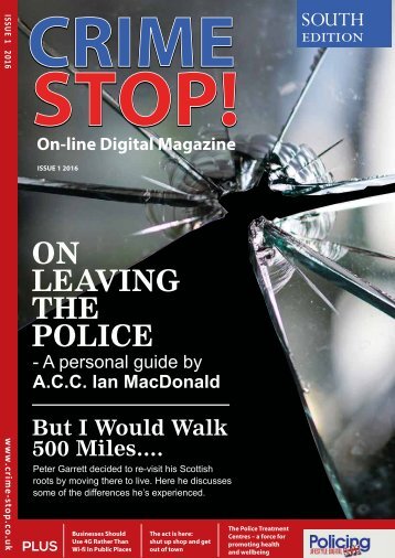 Crime Stop! Issue 1 South Edition
