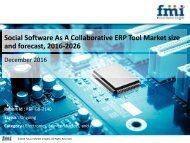 Social Software As A Collaborative ERP Tool Market size and forecast, 2016-2026