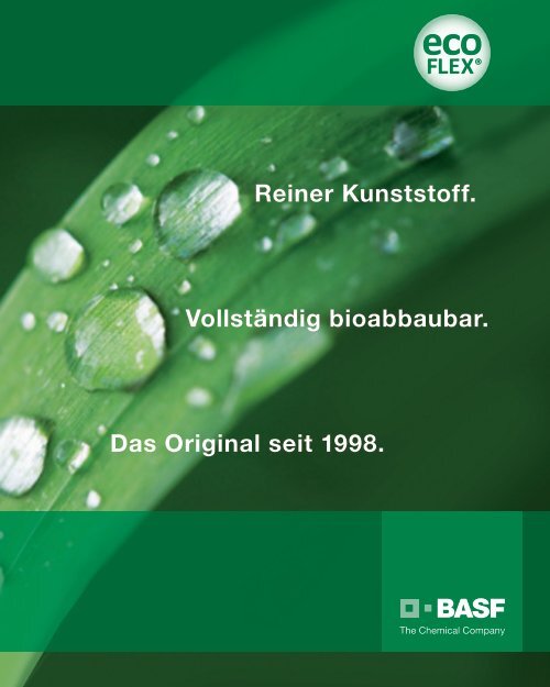 ecoflex® – Broschüre - BASF Plastics Portal