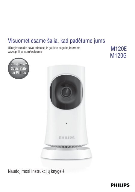 Philips Syst&egrave;me de surveillance HD sans fil In.Sight - Mode d&rsquo;emploi - LIT