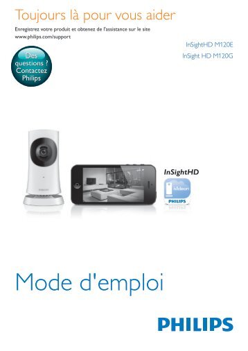 Philips SystÃ¨me de surveillance HD sans fil In.Sight - Mode dâemploi - FRA