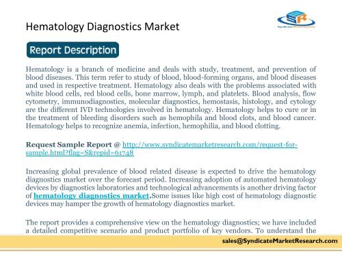 Hematology Diagnostics Market