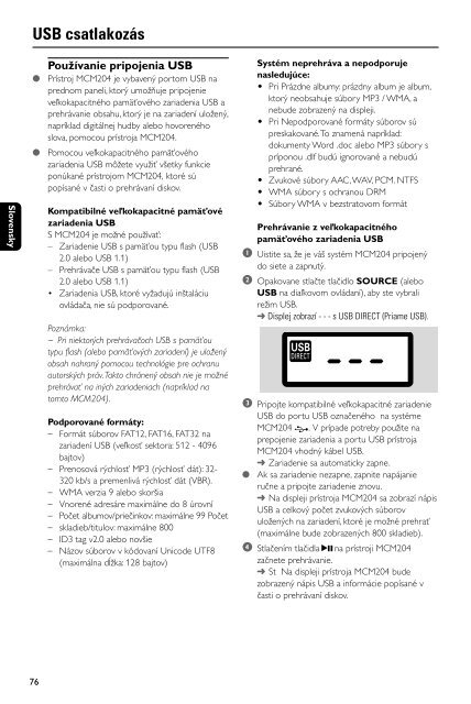 Philips Microcha&icirc;ne hi-fi - Mode d&rsquo;emploi - SLK