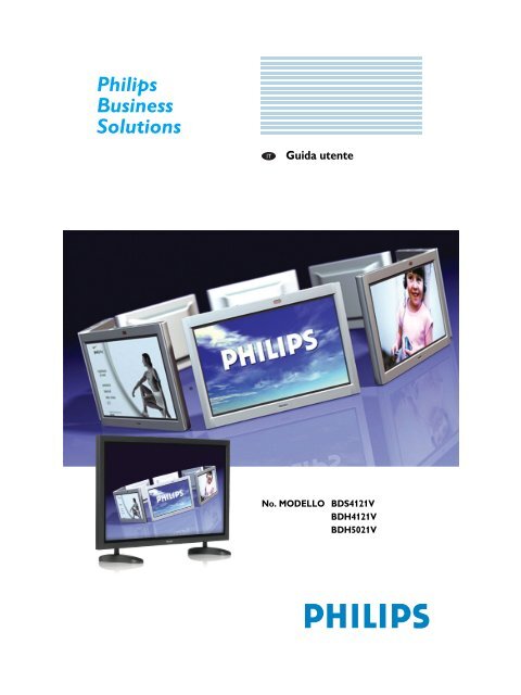 Philips Moniteur plasma - Mode d&rsquo;emploi - ITA