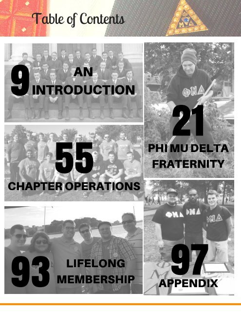 The Oracle: Phi Mu Delta's Membership Manual