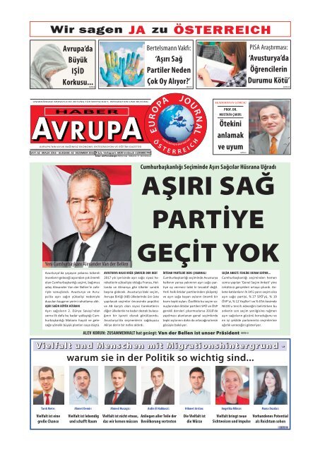 EUROPA JOURNAL - HABER AVRUPA DEZEMBER 2016