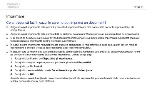 Sony VPCF13E1R - VPCF13E1R Istruzioni per l'uso Rumeno