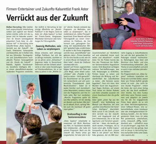 Tassilo, Ausgabe Januar/Februar 2017 - Das Magazin rund um Weilheim und die Seen
