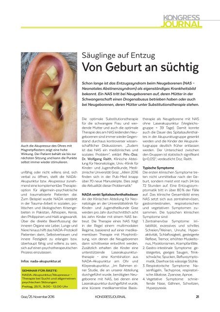 Kongressjournal Allgemeinmedizin Ausgabe 25. November 2016