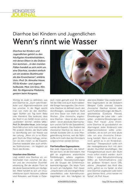 Kongressjournal Allgemeinmedizin Ausgabe 25. November 2016