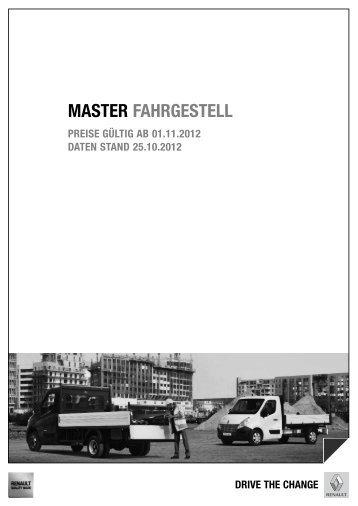 PDF Preisliste Master Fahrgestell - Renault