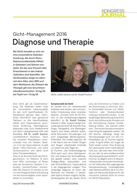 Kongressjournal Allgemeinmedizin Ausgabe 26. November 2016