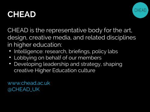 The Future of Creative Higher Education Post-Brexit