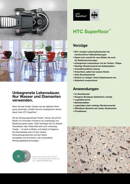 HTC Superfloor™ Polierter Beton