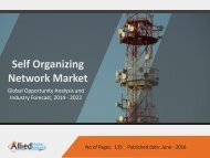 Self Organizing Network Market