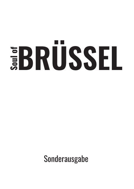 Soul of Brüssel #01 / 2016