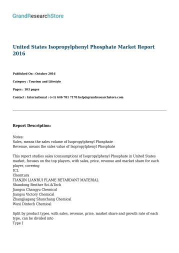 united-states-isopropylphenyl-phosphate-market-report-2016-grandresearchstore