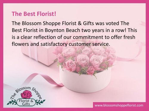 The Best Florist in Boynton Beach