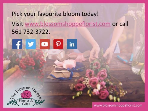 The Best Florist in Boynton Beach