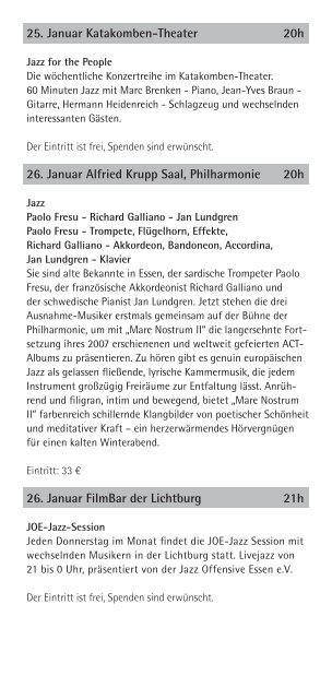 Jazz in Essen