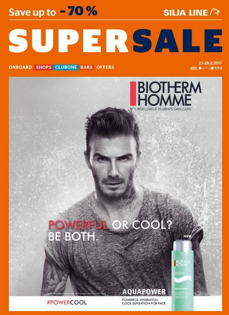 Helsinki-Stockholm Jan-Feb 2017 Silja Line Super Sale Shopping catalogue – full version