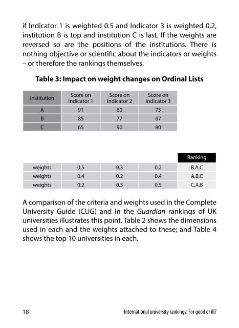 International university rankings For good or ill?