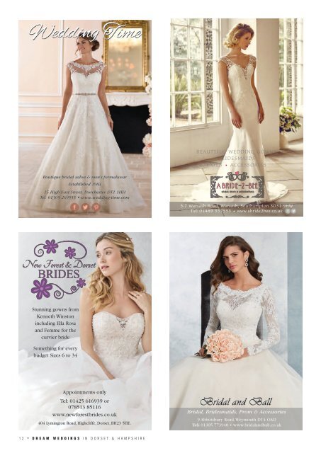 Dream Weddings Magazine - Dorset & Hampshire - issue.35