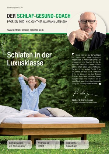 DER SCHLAF-GESUND-COACH | Mercedes Ausgabe