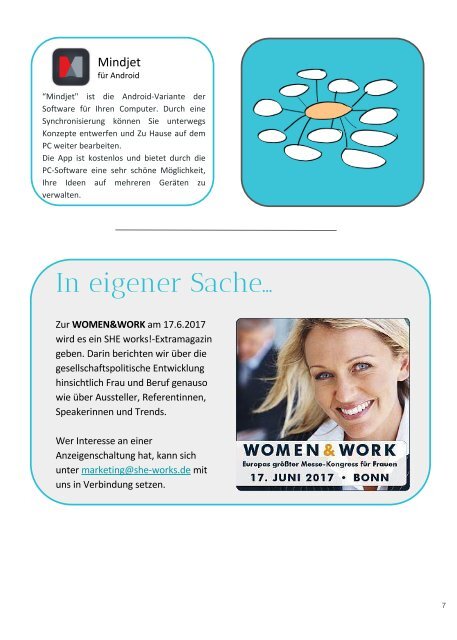 SHE works! Frauen - Wirtschaft - Karriere