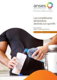 Les compléments alimentaires destinés aux sportifs