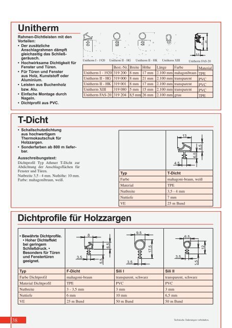 Profikatalog | Stand 08/2012 - Athmer