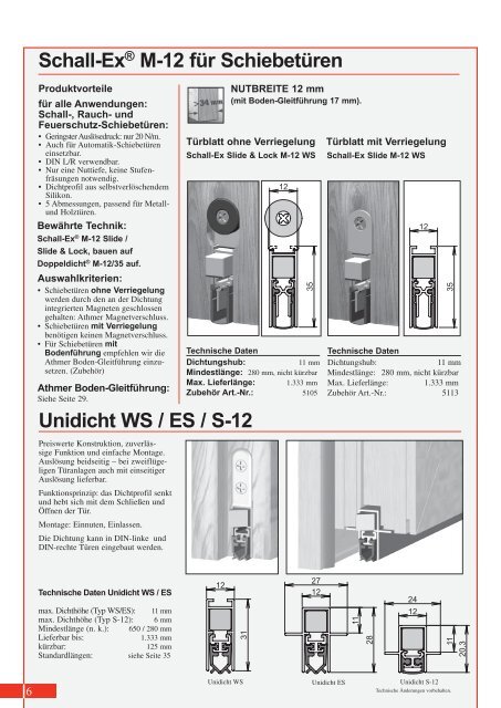 Profikatalog | Stand 08/2012 - Athmer