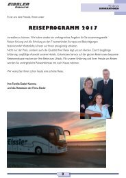 Reiseprogramm 2017