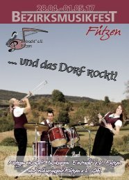 Bezirksmusikfest in Fützen