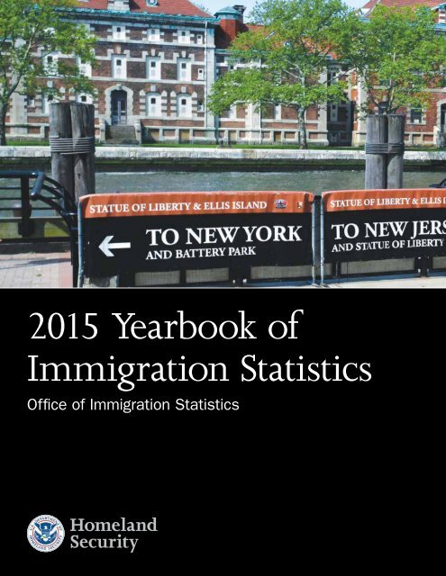 2015 Yearbook Of Immigration Statistics