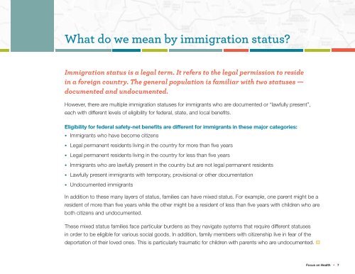 Immigration Status