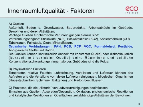 Entwicklung von Bewertungskriterien international und in „D