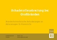 Schadstoffausbreitung bei Großbränden KLR