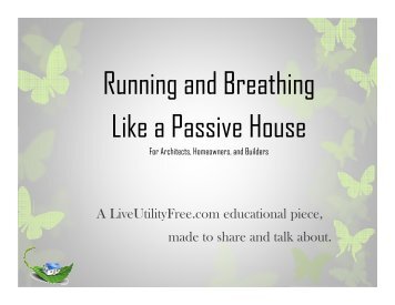 Running and Breathing Like a Passive House 2017 Intro